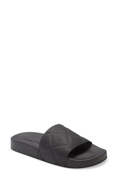 Shop Bottega Veneta Padded Slide Sandal In Black