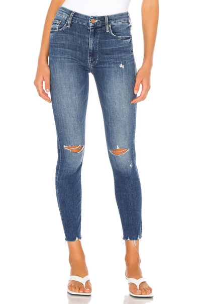 Shop Mother High Waisted Looker Ankle Fray. - In Get Your Groove Back