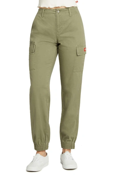 cargo DICKIES Utility Womens Olive Cargo Jogger Pants - OLIVE