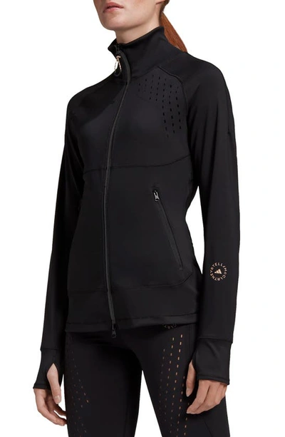 Shop Adidas By Stella Mccartney Truepurpose Midlayer Jacket In Black