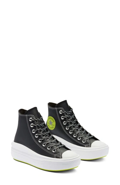 Converse Chuck Taylor All Star High Top Platform Sneaker In Black