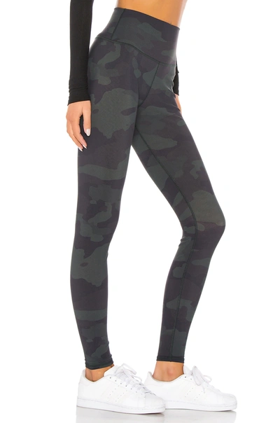 Shop Alo Yoga High Waist Vapor Legging In Hunter Camouflage