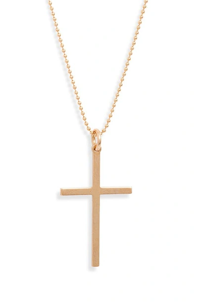 Shop Nashelle 14k-gold Fill Cross Necklace