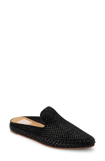 Shop Dolce Vita Odis Mule In Black Raffia