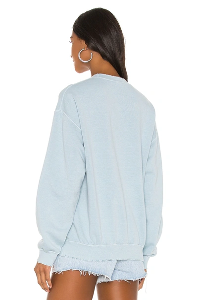 Madeworn Rolling Stones 1989 Tour Unisex Sweatshirt In Blue Haze