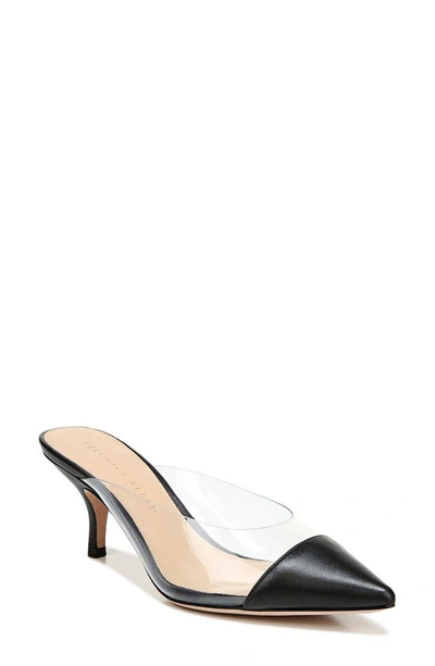 Shop Veronica Beard Maddie Mule In Black Leather