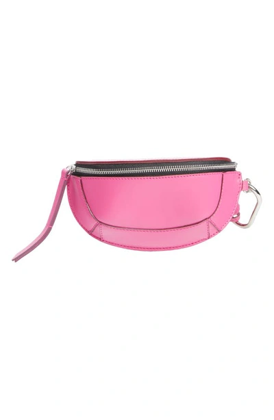 Shop Isabel Marant Bossey Leather Crossbody Bag In Pink