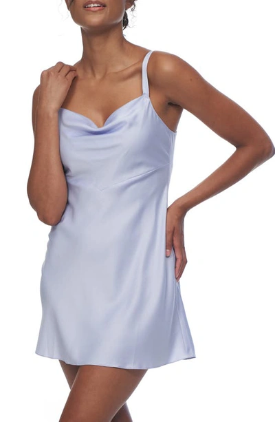 Shop Rya Collection Heavenly Satin Chemise In Wisteria