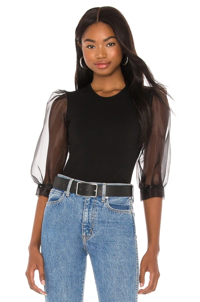 Shop Amanda Uprichard Jilly Top In Black