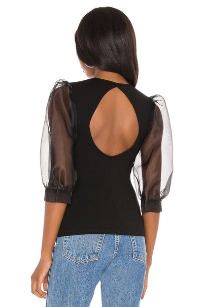 Shop Amanda Uprichard Jilly Top In Black