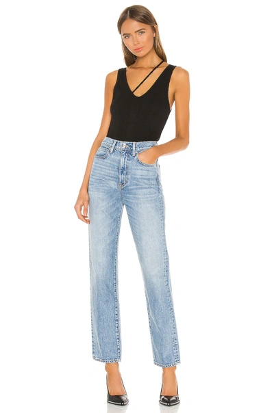 Slvrlake London High Waist Straight Leg Jeans In Heartache