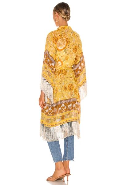 Shop Spell & The Gypsy Collective Mystic Tasselled Robe In Sunflower