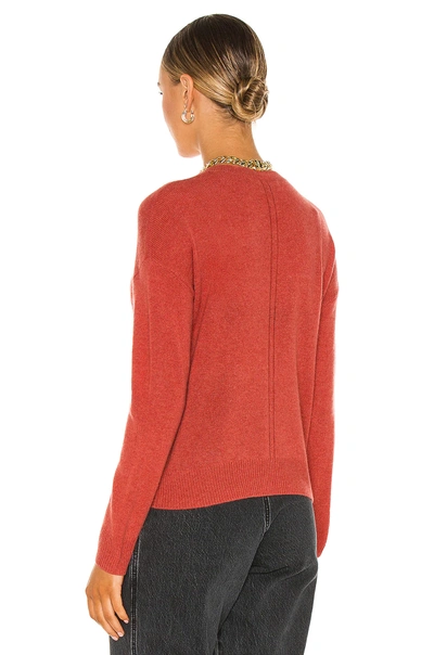 Shop 360cashmere Alexandria Cashmere Sweater In Chili