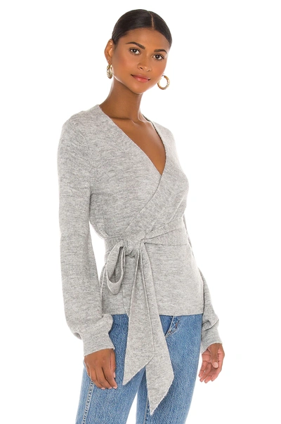 Shop Lovers & Friends Nolen Tie Front Sweater In Grey