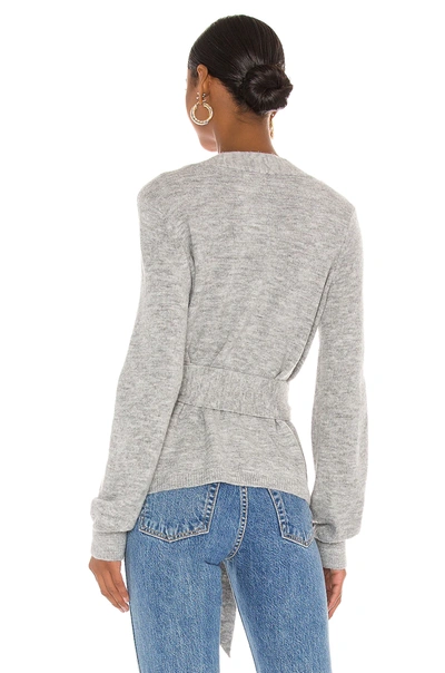 Shop Lovers & Friends Nolen Tie Front Sweater In Grey