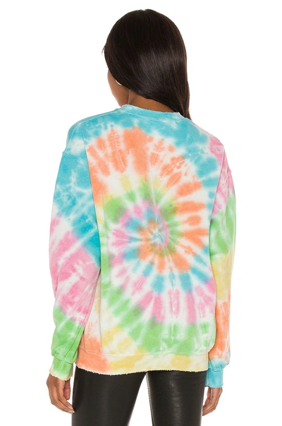 Shop Madeworn Grateful Dead Sweatshirt In Spiral Tie Dye