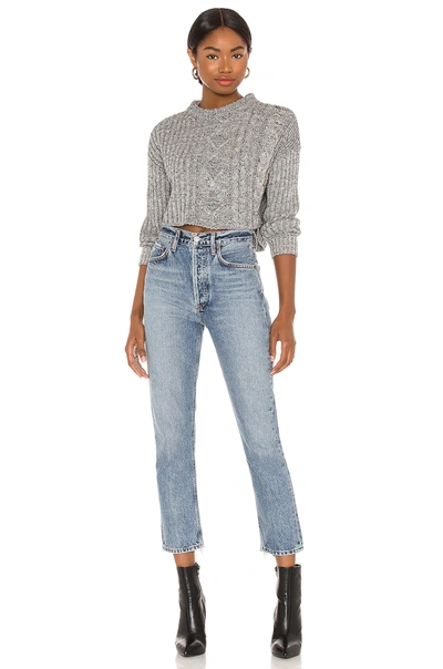 Free People On Your Side Crop Sweater In Trick Mirror Combo ModeSens