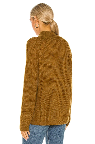 Shop Cupcakes And Cashmere Griffith Sweater In Vintage Gold