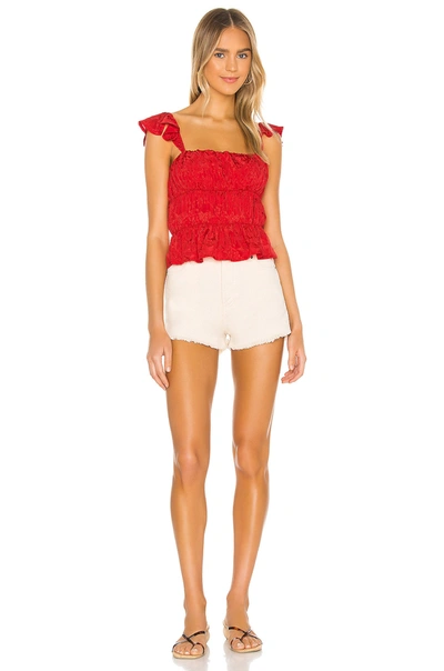 Shop House Of Harlow 1960 X Revolve Soreana Top In Bright Red