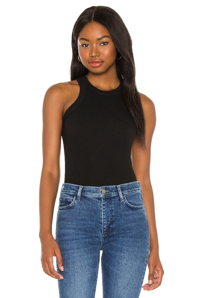 Shop Wsly Rivington Ribbed Tank In Black