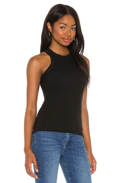 Shop Wsly Rivington Ribbed Tank In Black