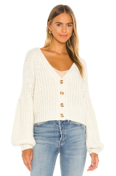 Shop Minkpink Tally Knit Cardigan In Cream