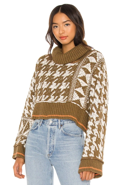 Shop Free People Jupiter Pullover In Shaded Grass