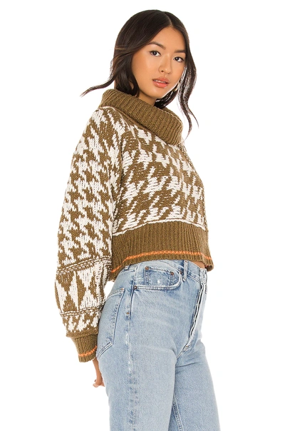 Shop Free People Jupiter Pullover In Shaded Grass