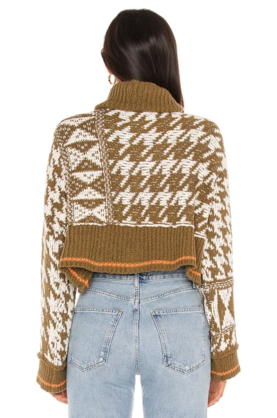 Shop Free People Jupiter Pullover In Shaded Grass