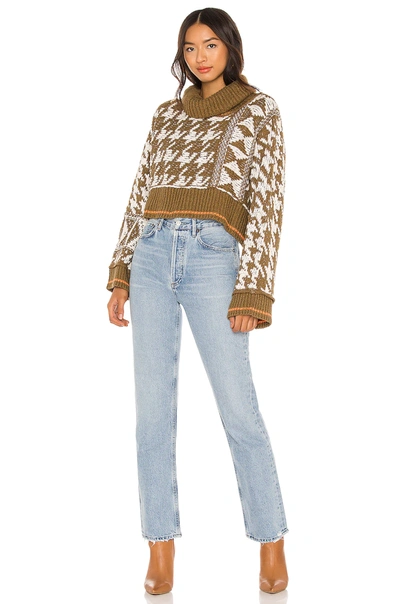 Shop Free People Jupiter Pullover In Shaded Grass
