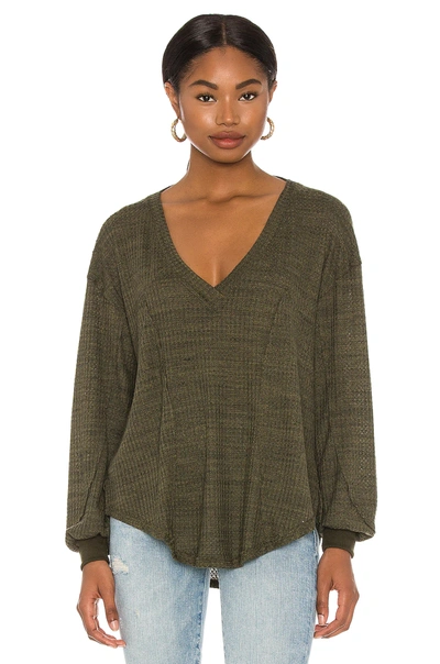 Shop Lovers & Friends Carina Top In Military Green