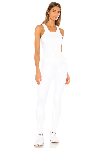 Year Of Ours Sporty Rib Tank In White In White