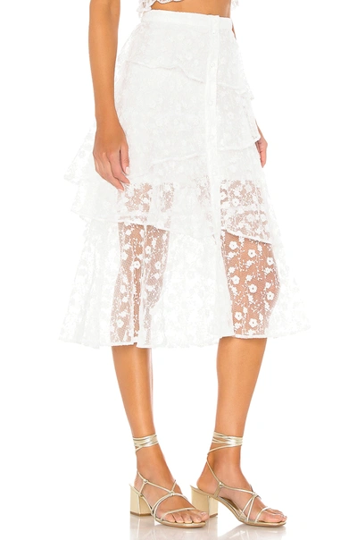 Shop Majorelle Let Go Skirt In White