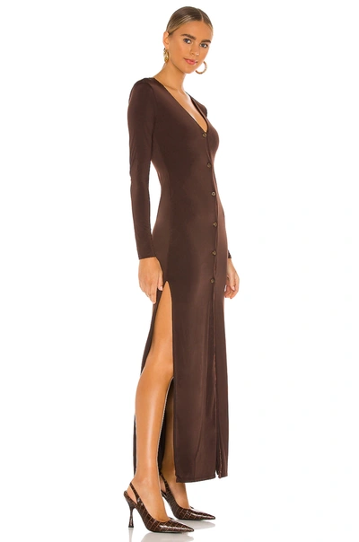 Shop House Of Harlow 1960 X Revolve Mirta Maxi Dress In Chocolate Brown