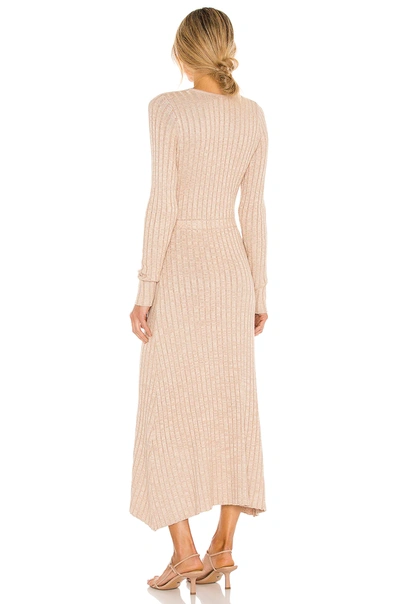 Shop Afrm Skye Dress In Marled Sand