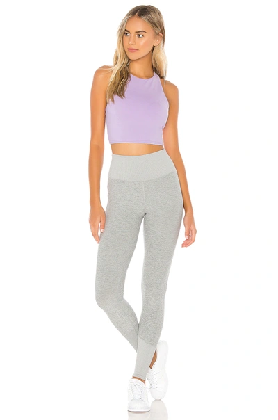 Shop Alo Yoga High Waist Lounge Legging In Zinc Heather