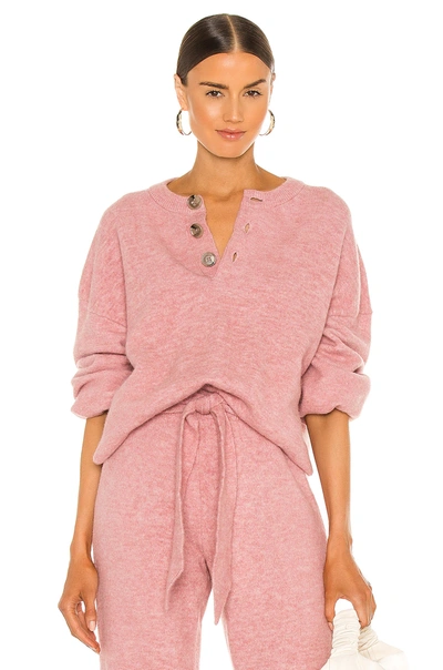 Shop Nanushka Lamee Sweater In Washed Pink