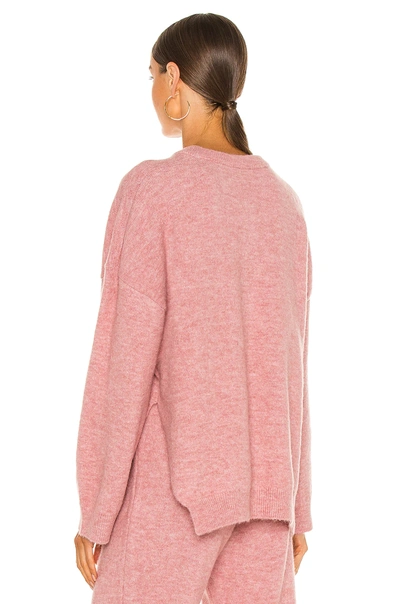 Shop Nanushka Lamee Sweater In Washed Pink
