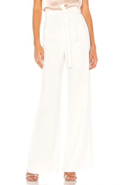 Shop Amanda Uprichard Ariya Pant In Ivory