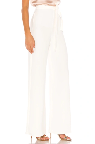 Shop Amanda Uprichard Ariya Pant In Ivory