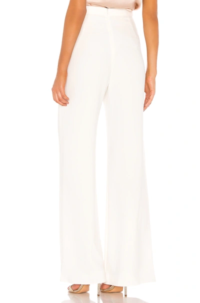 Shop Amanda Uprichard Ariya Pant In Ivory