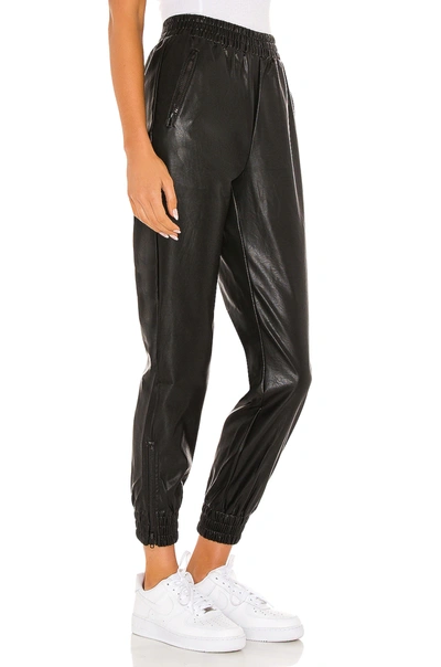 Shop Superdown Rinah Faux Leather Jogger Pant In Black