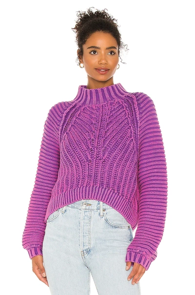 Shop Free People Sweetheart Sweater In Orchid
