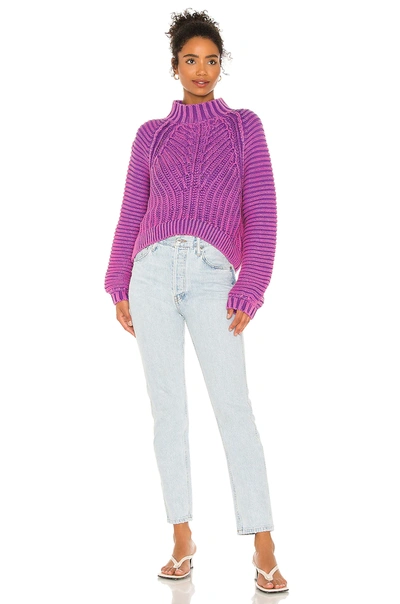 Shop Free People Sweetheart Sweater In Orchid