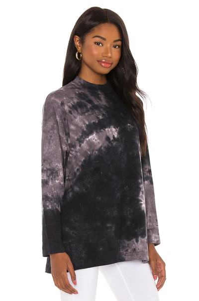 Shop Free People Be Free Tie Dye Tee In Black Combo