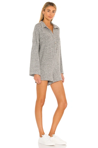 Shop Lovers & Friends Freja Romper In Heather Gray