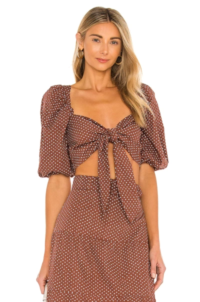 Shop Faithfull The Brand Raylee Top In Bonnie Dot