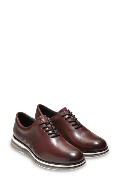 Shop Cole Haan Originalgrand Cloudfeel Oxford In Cordovan/ Pumice Stone