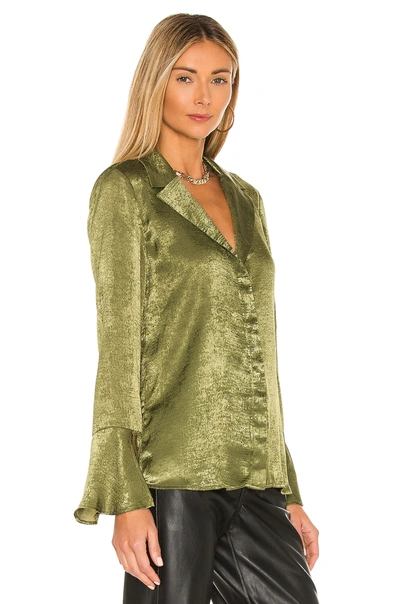 Shop House Of Harlow 1960 X Revolve Rivas Blouse In Olive Green
