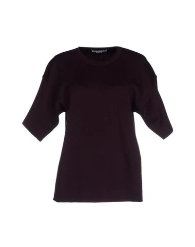 Dolce & Gabbana Sweaters In Deep Purple